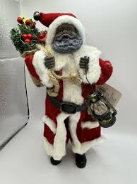 Collectible African American Santa Approximately 10in | eBay