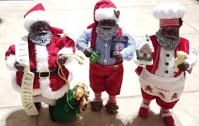 3pc Santa Decorative Figurines Set | eBay