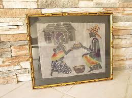 QUADRO PAPIRO AFRICA CON CORNICE 57X48 | eBay