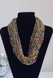 African Maasai Handmade Beaded Necklace |tribal |chunky ...