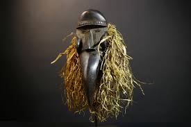 African Raffia Dan Style Maou Mask Handmade Art Ethnic Wall Decor Piece-G4790 | eBay