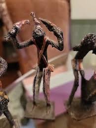 8 Piece Metal African Figures 6" Tall - Exceptional Grouping ...