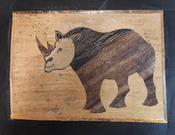 Banana Leaf Painting | African Art - Etsy