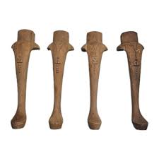 Set of 4 Queen Anne Cabriole Leg Antique Black Walnut 16 3/8" Long Need Repairs | eBay