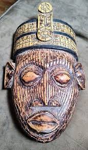 Wood Hand Carved African Tribal Mask Art | eBay