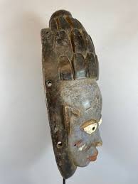 220613 - African Yoruba Twin mask - Nigeria. | eBay UK