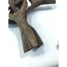 Carved Wood Tripod Bowl Base, Snake Animal Footed Three ...