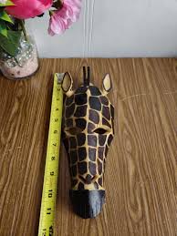 Vintage Amarula Masks, Giraffe Wall Hanging Masks, Amarula ...