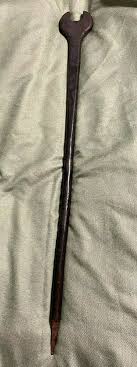 antique HUGE SPUD WRENCH (37" LONG) IRONWORKERS STEEL 7/8 ...