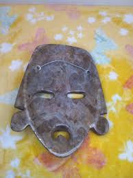 Vintage Soapstone Mask Central American Wall Hanging | eBay