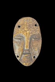 Bone Mask Pendant - Lega People, D.R.Congo