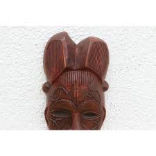 Ethnic Wall Art, Decorative Mask | Chairish
