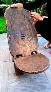 Antique Senufo Stargazer Chair: Hand-carved African Folding ...