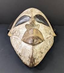 Igbo Tribal Wood Face Mask, Large Hanging Art African | eBay