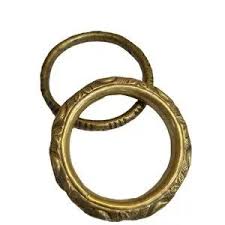 Unbranded | Jewelry | Bangle Bracelet Brass Set Baby Rattle Gold Tone Vintage | Poshmark