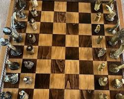 Deer Antler Chess Set - Etsy