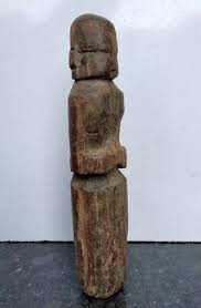 Ancient Rare Wooden Carved South Indian Tribal Human Figure ...