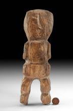 Sold at Auction: Rare Chancay Wood Standing Figure