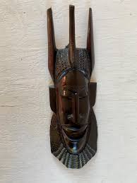 Vintage Wood African Mask - Etsy