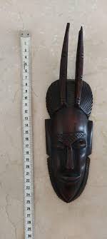 RARE - African Horned Mask (dahomey) True Vintage, 1950s in Ebony - Etsy Australia