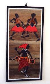 African Wall Art, Handmade From Banana Bark - Etsy