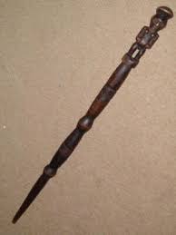 Antique African Yoruba Tribal Walking Stick W/ Hand-Carved ...