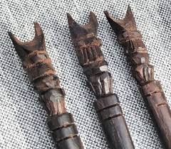 Vintage Bali Hand Carved Wood Box W/Lizard & Frog Decoration ...