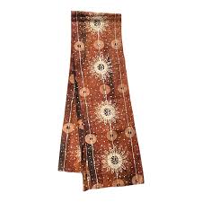 Vintage Indonesian Earth Tone Batik Bark Cloth Textile, 5 ...