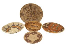 Lot - Five Native American Baskets