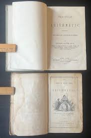 Antique Arithmetic School Books: 1859 & 1867 Illustrated ...