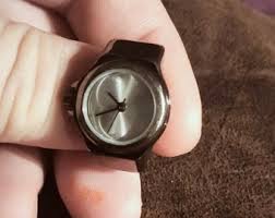 Ring Watch, Afterthoughts, New Swiss Silver Oxide Battery - Etsy