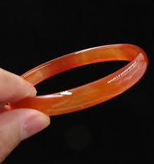 RED NATURAL JADE BANGLE BRACELET 65 mm BIG SZ BOX | eBay