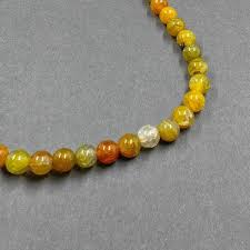 Yellow Agate Natural Stone Strand - Etsy