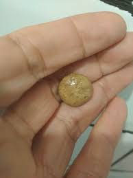 What is this translucent button with a lit interior?