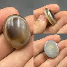 Tibetan Genuine Ancient Agate Stone Lukmik Eye Banded Dzi ...