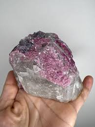 Buy Special Combination! Tourmaline With Lepidolite on Quartz Specimen Online in India - Etsy