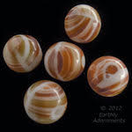 Czech agate like 8mm rounds. Pkg of 10. B11-YO-0340(e) – Earthly Adornments