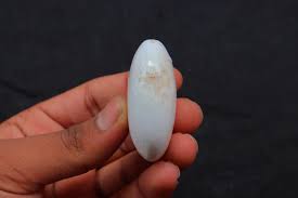 Small Size Scolecite Palm Stone, Scolecite Piece, Scolecite ...