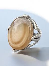 Sulaimani Devil Eye Agate Ring: 925 Sterling Silver Yemeni ...