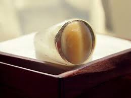 Mens 14K Solid Gold Rare Bronze Cats Eye Ring Sz 8 SAVE ...