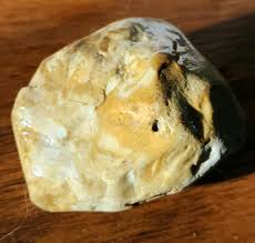 What is the identity of this yellow and white rock?