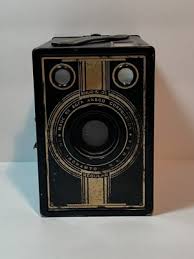Vintage Box Camera Made by AGFA Ansco Corporation N.Y. D6 Shur Shot with strap | eBay