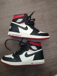 Air Jordan 1 Retro High OG NRG Not For Resale Varsity Red Size 8.5 - 861428 106 | eBay