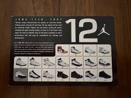 Michael Jordan Shoe Card | eBay