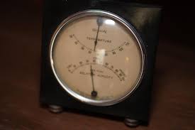 Sold at Auction: VINTAGE ART DECO AIRGUIDE RELATIVE HUMIDITY ...