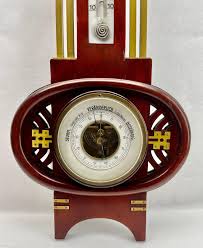 Wall-Mounted Large Weather Station in Art Nouveau Style ...