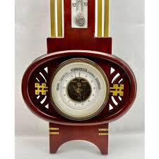 Large Art Nouveau Style Wall-Mounted Weather Station in ...