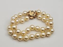 Vintage Sapphire, Ruby, Emerald, and Pearl Bracelet: 14k ...