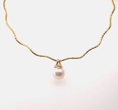 14kt Yellow Gold Pearl Pendant | Freshwater Pearl Pendant on ...
