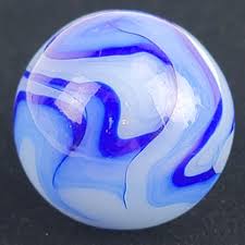 Alley Agate Co. HUGE Cobalt Blue Swirl SHOOTER Vintage Marble MINT! 7/8!! | eBay Australia